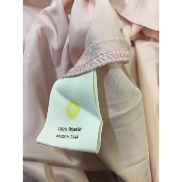 AW BRIDAL 4 S Pink Multi 3D Floral Embroidered Catharine Midi Dress NEW B103 - Picture 6 of 9